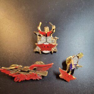 Aerosmith Aero Force One membership pins